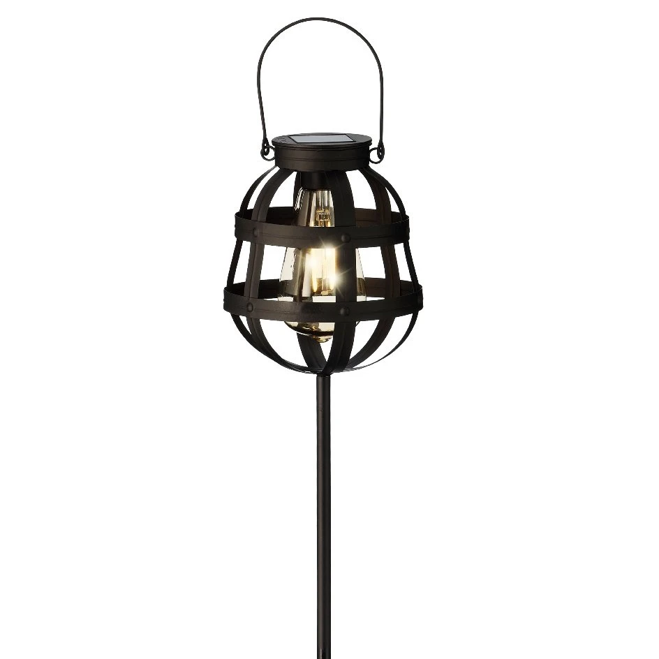 Borne de jardin solaire Fery - Noir Borne De Jardin Solaire Fery - Noir -Mobilier De Jardin solar pique jardin lumineux metal fixe dia14 00 h80 00cm 1l noir 124602 1671180500