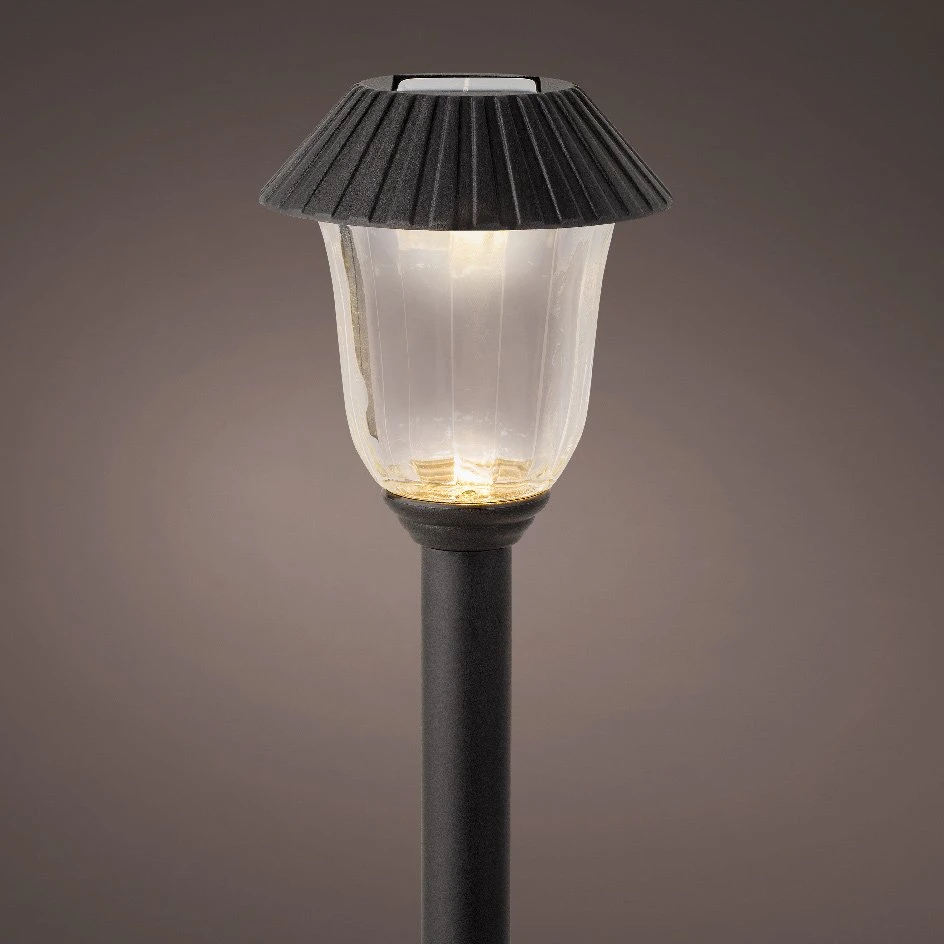 Lot de 4 bornes de jardin solaire Swily - Blanc chaud Lot De 4 Bornes De Jardin Solaire Swily - Blanc Chaud -Mobilier De Jardin solar pique jardin lumineux noir 113141 1642606256