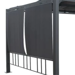 Lot De 4 Stores De Tonnelle Moai (3 X 4 M) - Gris Ardoise