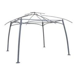 Structure De Tonnelle Maldives (3,3 X 3,3 M) - Gris Graphite