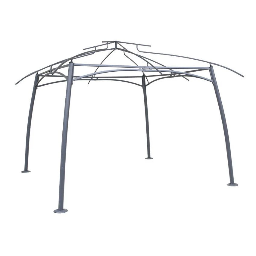 Structure de tonnelle Maldives (3,3 x 3,3 m) - Gris Graphite Structure De Tonnelle Maldives (3,3 X 3,3 M) - Gris Graphite -Mobilier De Jardin struc ton maldives 3 3x3 3grap 50655