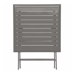 Table De Jardin Pliante Aluminium Azua (71 X 71 Cm) - Marron Tonka -Mobilier De Jardin table azua pli alu tonka 2p 68362 2