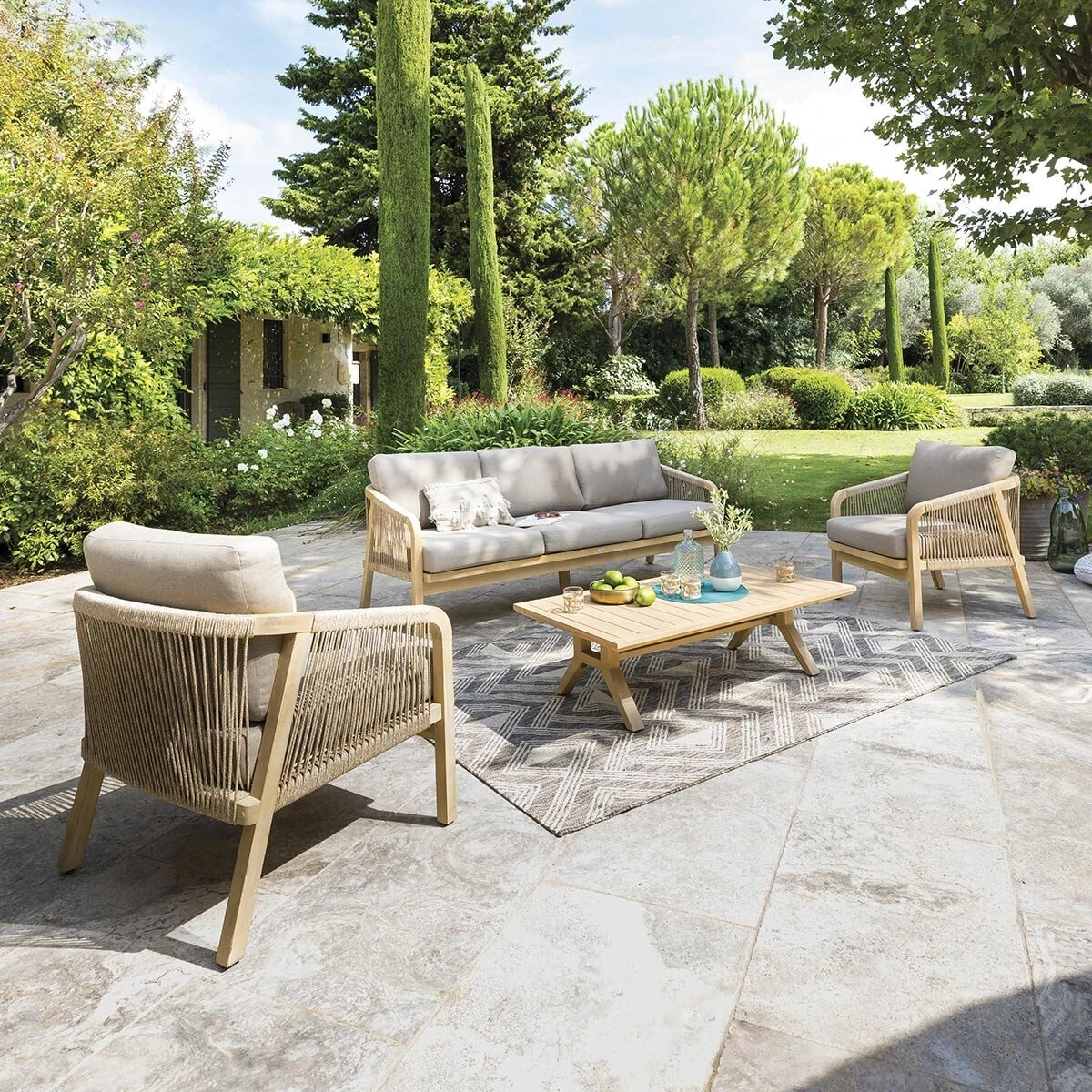 Table basse de jardin rectangulaire Papouasie - Acacia Table Basse De Jardin Rectangulaire Papouasie - Acacia -Mobilier De Jardin table basse papouasie acacia 112976 1644247825