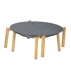 Lot De 2 Tables Basses De Jardin Rubby - Gris -Mobilier De Jardin table basse x2 rubby 112988 1641887442