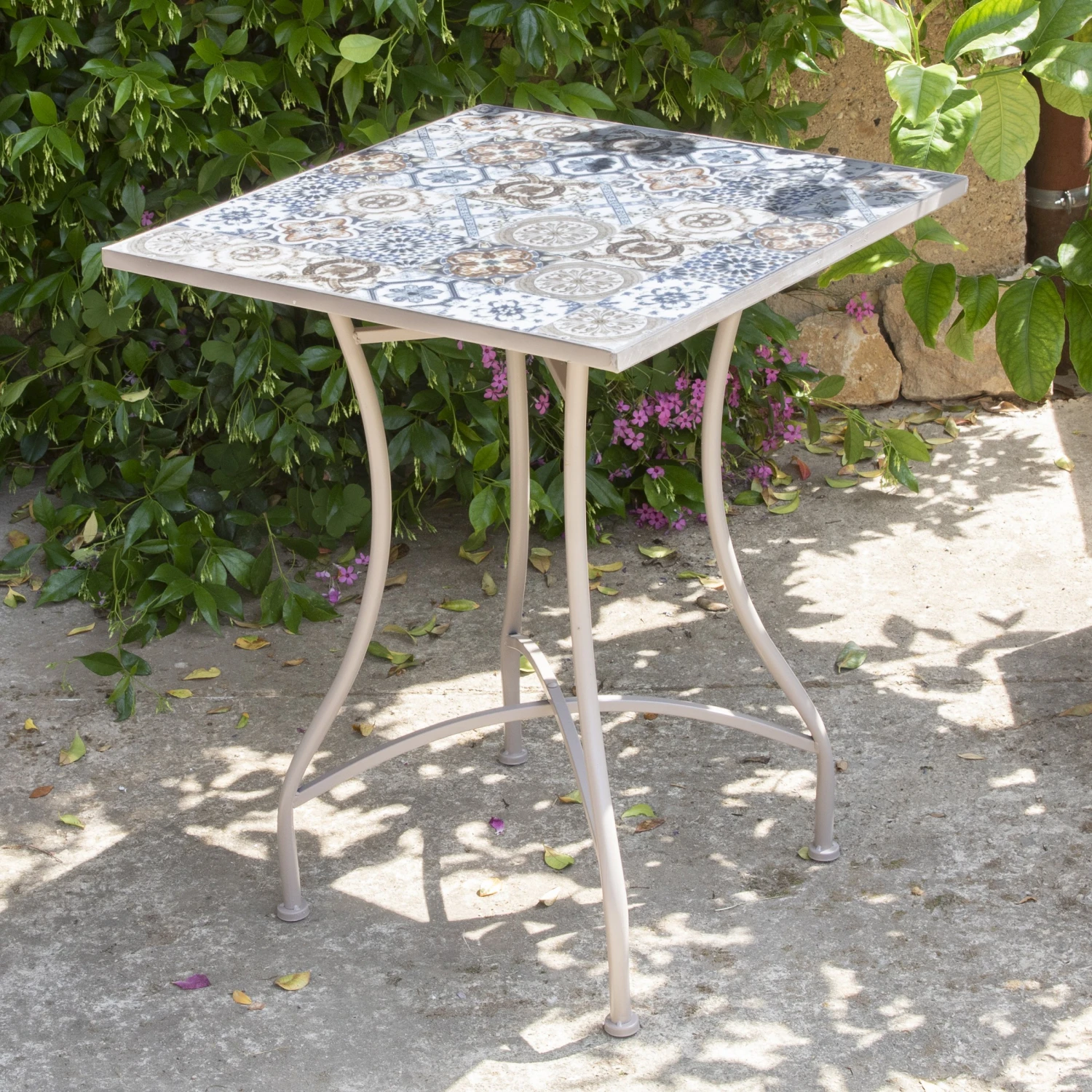 Table bistro mosaïque Toulouse Taupe Table Bistro Mosaïque Toulouse Taupe -Mobilier De Jardin table bistro mosa que toulouse taupe 124737 1685691756