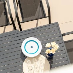 Table De Jardin Extensible 10 Places Aluminium Murano (270 X 90 Cm) - Gris Anthracite 3 Table De Jardin Extensible 10 Places Aluminium Murano (270 X 90 Cm) - Gris Anthracite -Mobilier De Jardin table de jardin extensible 10 places aluminium murano 270 x 90 cm gris anthracite 76709 1648474168