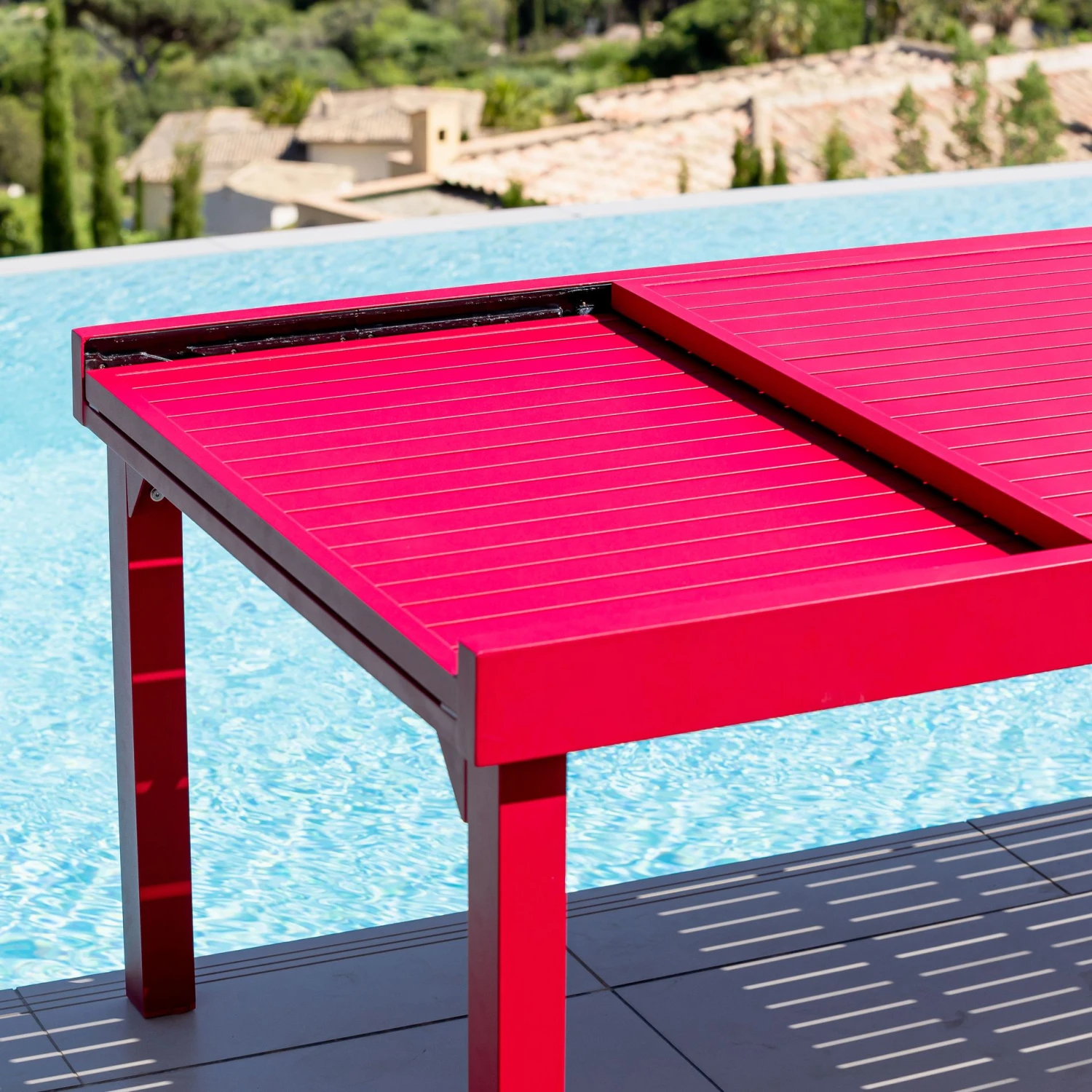 Table de jardin extensible 12 places Aluminium Murano (320 x 100 cm) - Rouge Table De Jardin Extensible 12 Places Aluminium Murano (320 X 100 Cm) - Rouge -Mobilier De Jardin table de jardin extensible 12 places aluminium murano 320 x 100 cm rouge 76784 1655729568