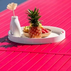 Table De Jardin Extensible 12 Places Aluminium Murano (320 X 100 Cm) - Rouge 3 Table De Jardin Extensible 12 Places Aluminium Murano (320 X 100 Cm) - Rouge -Mobilier De Jardin table de jardin extensible 12 places aluminium murano 320 x 100 cm rouge 76784 1655729759