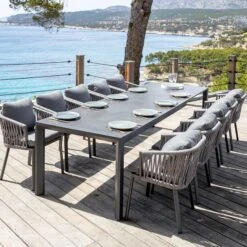 Table De Jardin Extensible 12 Places Aluminum Amalfi (300 X 96 Cm) - Gris Anthracite 2 Table De Jardin Extensible 12 Places Aluminum Amalfi (300 X 96 Cm) - Gris Anthracite -Mobilier De Jardin table de jardin extensible 12 places aluminum amalfi 300 x 96 cm gris anthracite 124917 1685706915