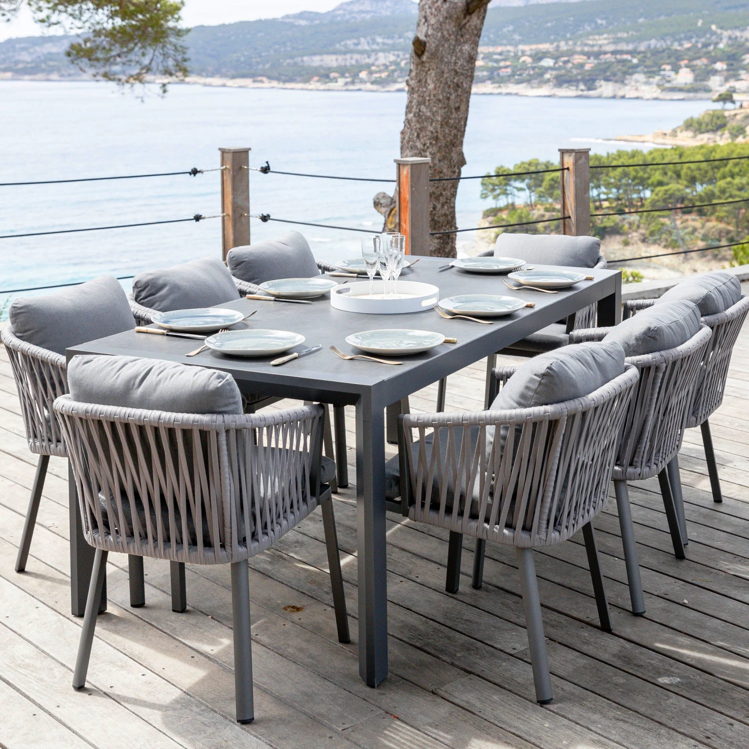 Table de jardin extensible 12 places Aluminum Amalfi (300 x 96 cm) - Gris anthracite Table De Jardin Extensible 12 Places Aluminum Amalfi (300 X 96 Cm) - Gris Anthracite -Mobilier De Jardin table de jardin extensible 12 places aluminum amalfi 300 x 96 cm gris anthracite 124917 1685706996