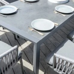Table De Jardin Extensible 12 Places Aluminum Amalfi (300 X 96 Cm) - Gris Anthracite 4 Table De Jardin Extensible 12 Places Aluminum Amalfi (300 X 96 Cm) - Gris Anthracite -Mobilier De Jardin table de jardin extensible 12 places aluminum amalfi 300 x 96 cm gris anthracite 124917 1685707299
