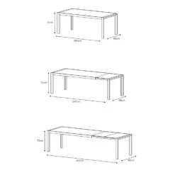 Table De Jardin Extensible 12 Places Aluminum Amalfi (300 X 96 Cm) - Gris Anthracite 6 Table De Jardin Extensible 12 Places Aluminum Amalfi (300 X 96 Cm) - Gris Anthracite -Mobilier De Jardin table de jardin extensible alu amalfi 195 240 300x96 gris anthracite 124917 1677676393