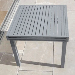 Table De Jardin Extensible 8 Places Aluminium Murano (180 X 90 Cm) - Gris Ardoise -Mobilier De Jardin table de jardin extensible aluminium murano 180 x 90 cm gris ardoise 76643 1582886943