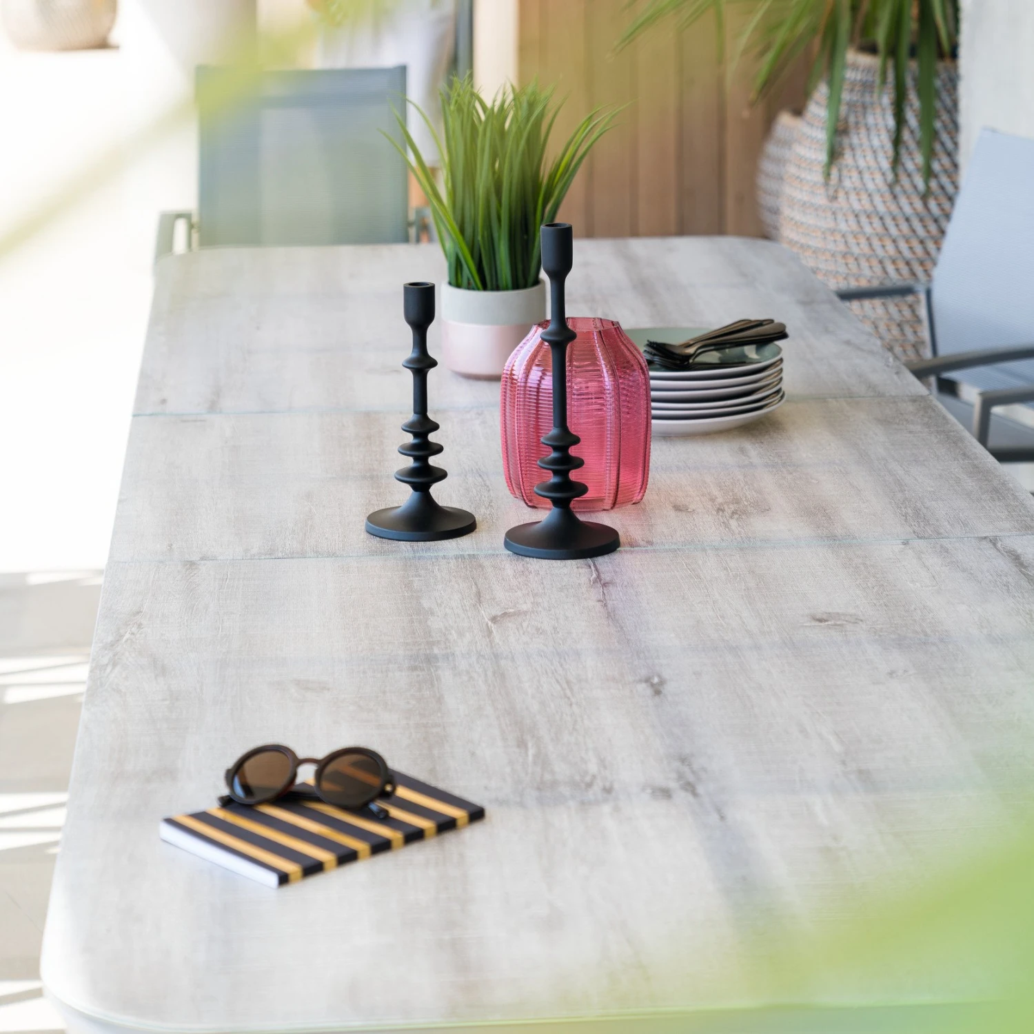 Table de jardin extensible Aluminium Pulpy (299 x 100 cm) - Gris Table De Jardin Extensible Aluminium Pulpy (299 X 100 Cm) - Gris -Mobilier De Jardin table de jardin extensible aluminium pulpy 299 x 100 cm gris 76166 1675258870