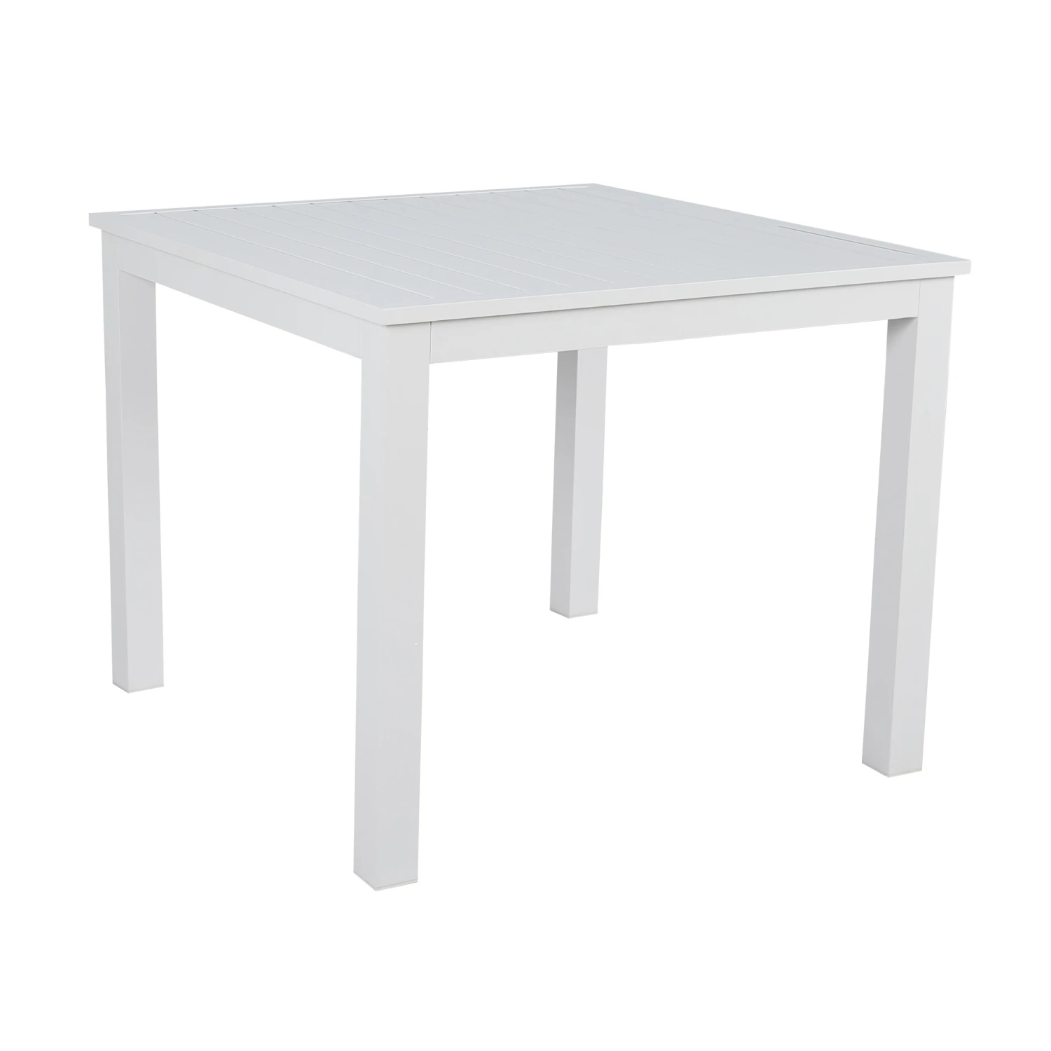 Table de jardin 4 places Aluminium Murano (89 x 89 cm) - Blanche Table De Jardin 4 Places Aluminium Murano (89 X 89 Cm) - Blanche -Mobilier De Jardin table fix carre murano 89x89 blanche 76607
