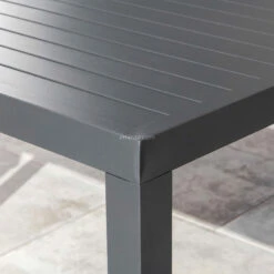 Table Haute 6 Places Aluminium Murano - Gris Anthracite -Mobilier De Jardin table haute aluminium murano gris anthracite 76649 1582902041