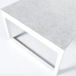 Table De Jardin 12 Places Aluminium/Céramique Kore (260 X 120 Cm) - Blanc/Gris Clair -Mobilier De Jardin table kore 260x120 blanc gris clair 124962 1678808710