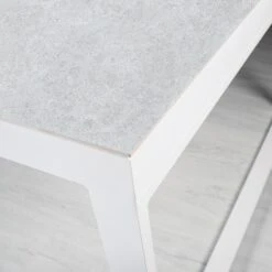 Table De Jardin 12 Places Aluminium/Céramique Kore (260 X 120 Cm) - Blanc/Gris Clair -Mobilier De Jardin table kore 260x120 blanc gris clair 124962 1678808729