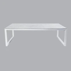 Table De Jardin 12 Places Aluminium/Céramique Kore (260 X 120 Cm) - Blanc/Gris Clair -Mobilier De Jardin table kore 260x120 blanc gris clair 124962 1679039727