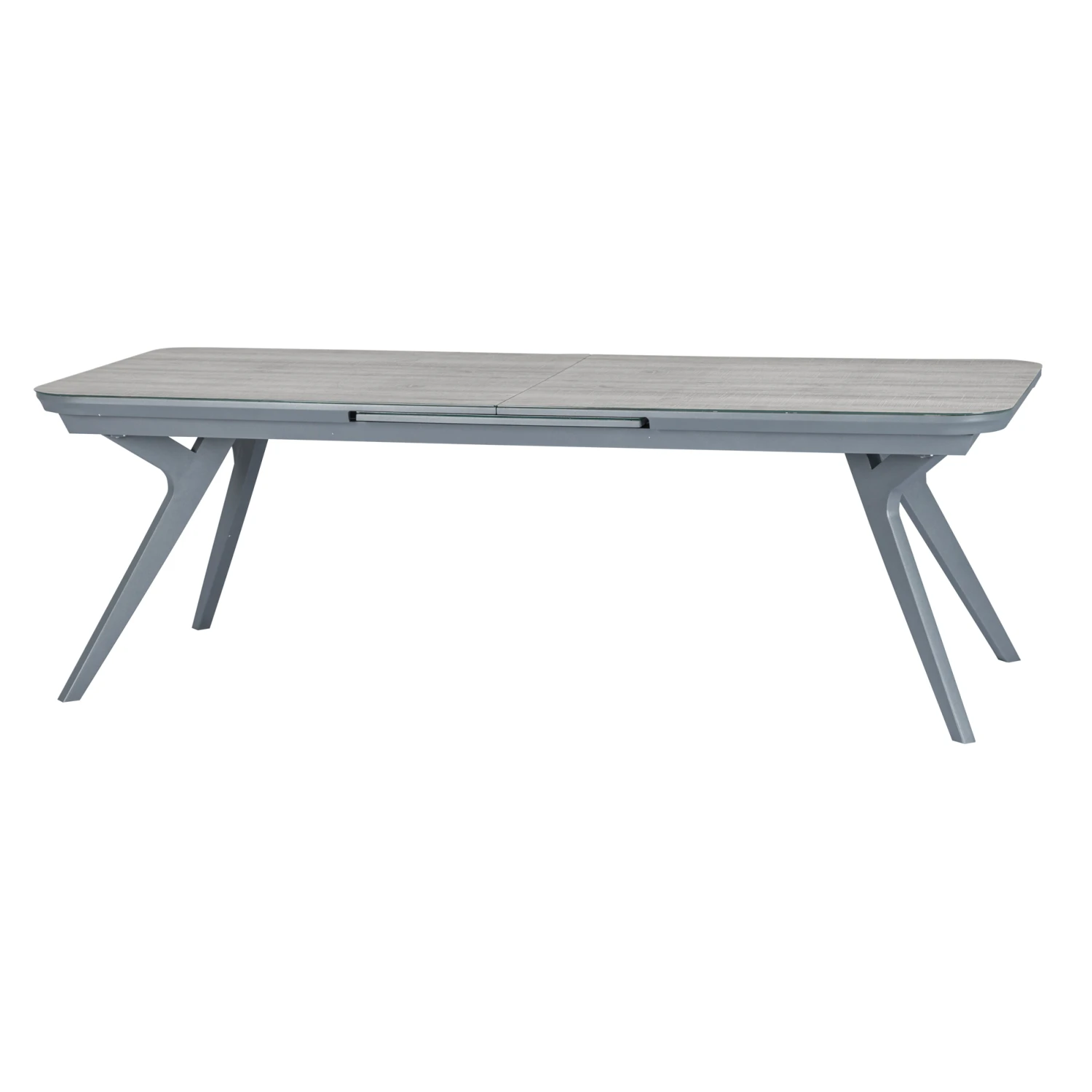 Table de jardin extensible Aluminium Pulpy (299 x 100 cm) - Gris Table De Jardin Extensible Aluminium Pulpy (299 X 100 Cm) - Gris -Mobilier De Jardin table pulpy ext ve ce plum 12p 76166