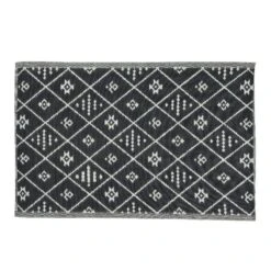 Tapis D'extérieur (180 X 120 Cm) Inca Noir