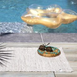 Tapis D'extérieur (50 X 80 Cm) Léo Beige Chiné