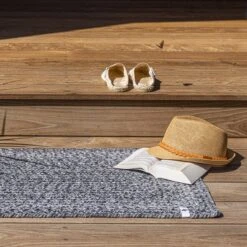 Tapis D'extérieur (50 X 80 Cm) Pablo Poivre Et Sel