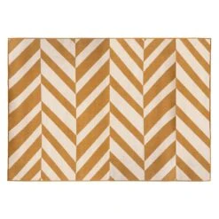 Tapis D'extérieur (120 X 160 Cm) Chevron Jaune Ocre 2 Tapis D'extérieur (120 X 160 Cm) Chevron Jaune Ocre -Mobilier De Jardin tapis ext int color oc 120x160 126633 1674573480