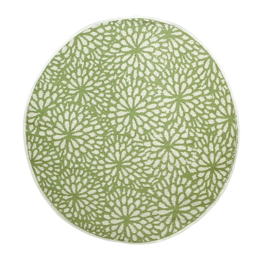 Tapis d'extérieur (D150 cm) Stessy Vert Tapis D'extérieur (D150 Cm) Stessy Vert -Mobilier De Jardin tapis polyester 3col ass ext rieur b dia150 00 h0 50cm assorti b 124596 1671180296