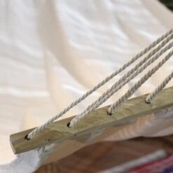 Toile De Hamac Nature Douce - Blanc/écru -Mobilier De Jardin toile de hamac nature douce blanc cru 43741 1623059106