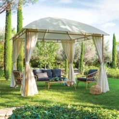 Tonnelle Sawara (3 X 3 M) - Ecru