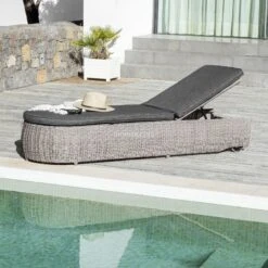 Transat Résine Tressée Calvi - Gris