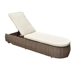 Transat Résine Tressée Calvi - Sepia / Ecru -Mobilier De Jardin transat calvi sepia ecru 68594 2 1584111287