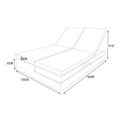 Transat Double Résine Tressée / Canapé De Jardin Calvi - Gris Clair -Mobilier De Jardin transat double canap de jardin calvi blanc gris clair 76814 1667831123