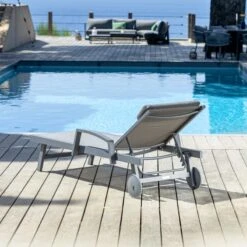 Transat Texaline Pirae - Gris -Mobilier De Jardin transat pirae gris 94528 1685713357