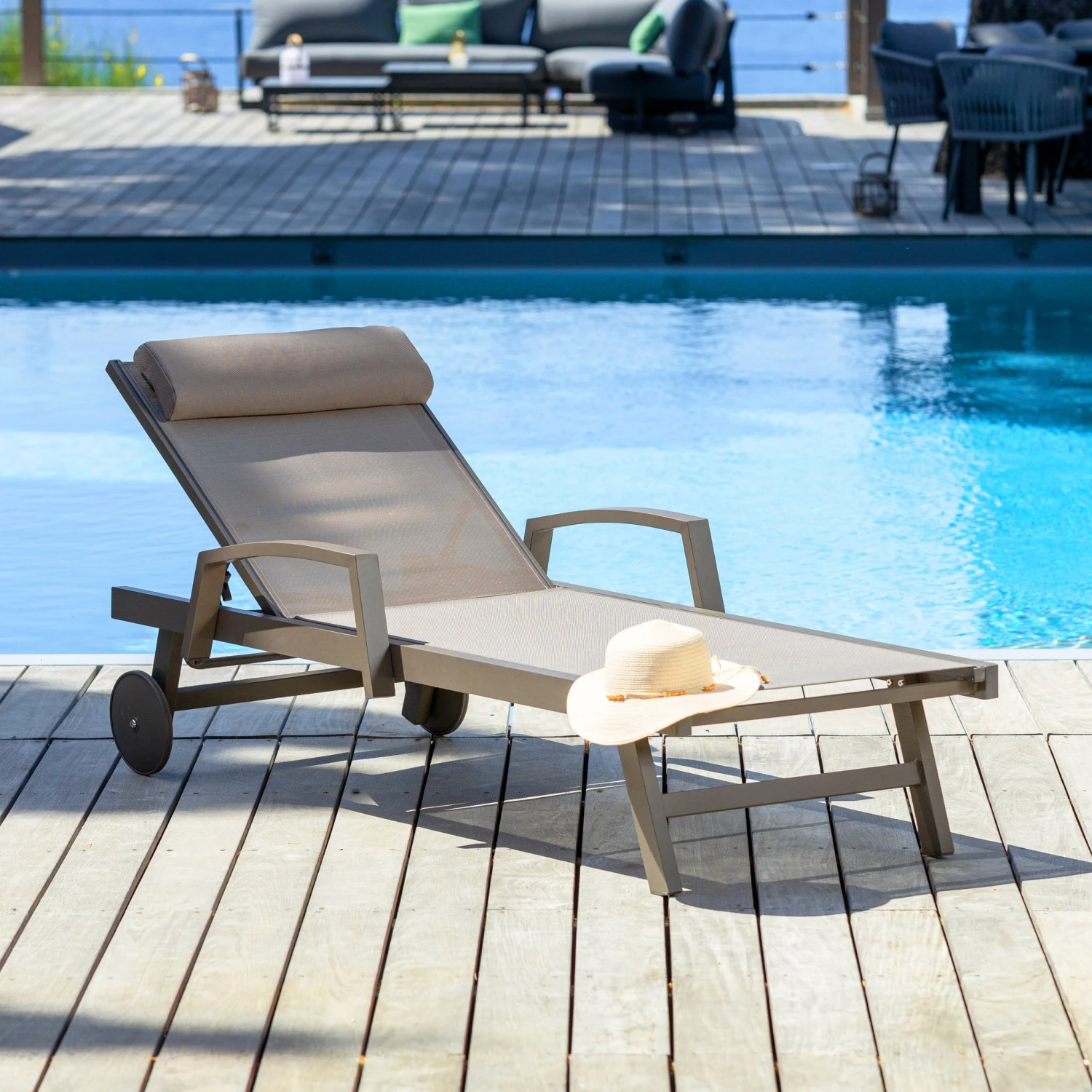 Transat texaline Pirae - Taupe Transat Texaline Pirae - Taupe -Mobilier De Jardin transat pirae taupe 94531 1685712320