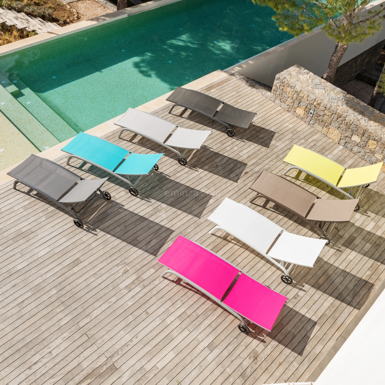 Transat texaline Tahaa - Gris ardoise Transat Texaline Tahaa - Gris Ardoise -Mobilier De Jardin transat tahaa gris ardoise 76577 1583849982