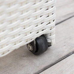 Transat Résine Tressée Tivoli - Blanc -Mobilier De Jardin transat tivoli blanc 76688 1582292506