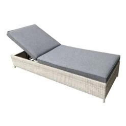 Transat Résine Tressée Tivoli - Gris Clair / Gris Foncé 6 Transat Résine Tressée Tivoli - Gris Clair / Gris Foncé -Mobilier De Jardin transat tivoli gris 68553